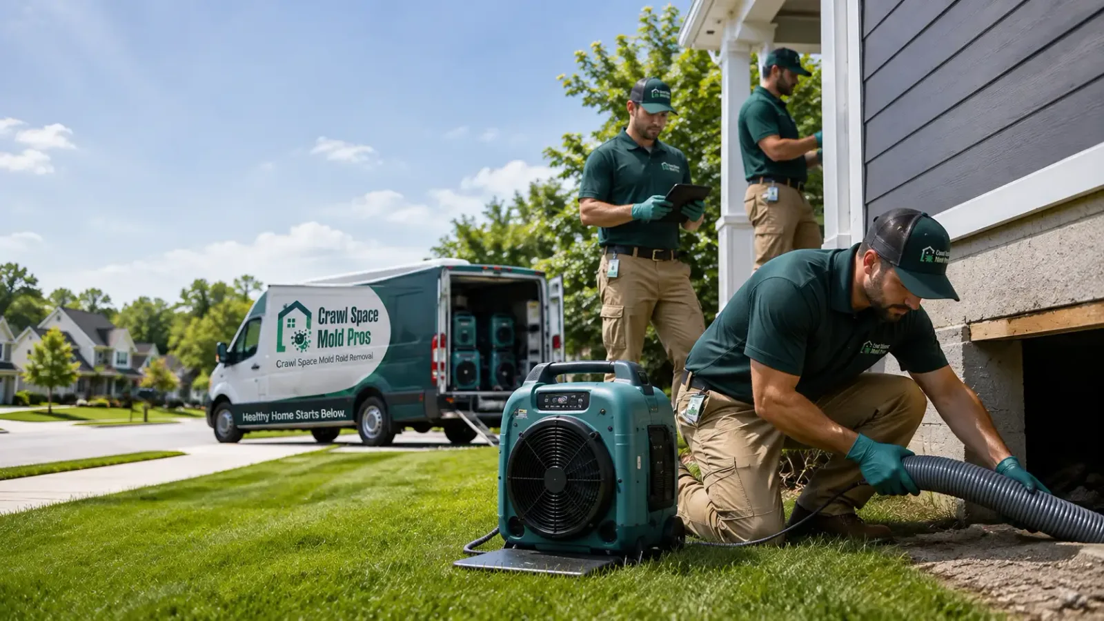 Crawl Space Mold Removal in Harrah, WA